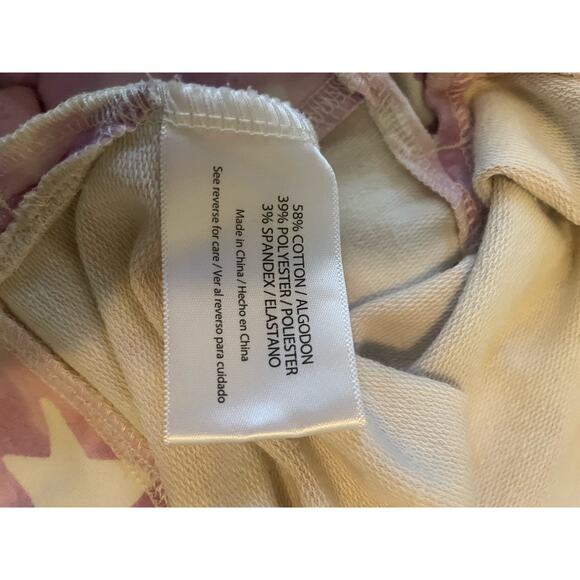 WILDFOX Tie Dye Star Sweatshirt PURPLE CELESTIAL - Picture 6 of 6